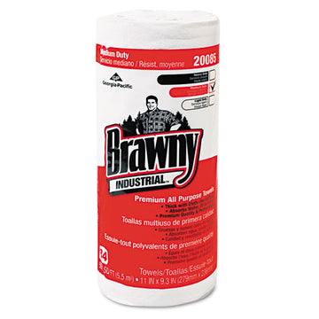 Brawny® Professional Premium Drc Perforated Roll Wipers, 11 X 9 3-8, White, 84-roll, 20 Rolls-carton freeshipping - TVN Wholesale